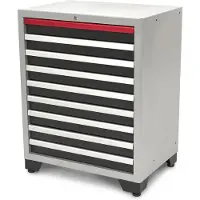 HBM Armoire à outils professionnelle de luxe à 9 tiroirs pour équipement d'atelier