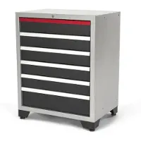 HBM Armoire à outils professionnelle de luxe à 6 tiroirs pour équipement d'atelier