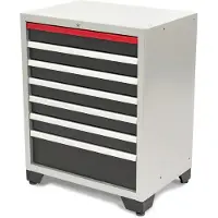 HBM Armoire à outils professionnelle de luxe à 7 tiroirs pour équipement d'atelier