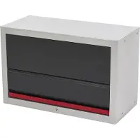 HBM Armoire murale professionnelle Deluxe avec ressorts à gaz pour équipement d'atelier