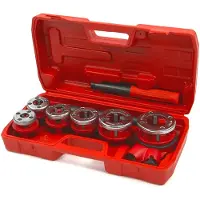 HBM Jeu de 8 pièces pour filetage de tuyaux 6,3 - 31 mm