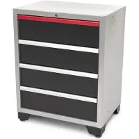 HBM Armoire à outils de luxe 4 tiroirs pour atelier professionnel
