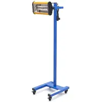 HBM Professional Infrared Paint radiateur de séchage sur support mobile