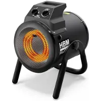 HBM Chauffage électrique 2 500 - 5 000 watts 400 Volt