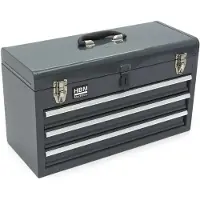 OEM Boîte à outils grise avec 3 tiroirs