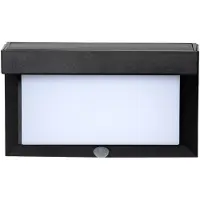 Star Trading Applique murale solaire à LED 'Valla', plastique, 20x12cm