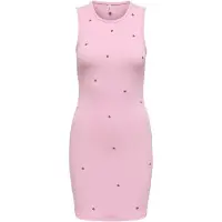 ONLY Robe Wilma Femme Côtelette Mauve décoloré