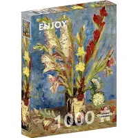 Enjoy Puzzle Puzzle 1000 pièces Enjoy – Vincent van Gogh : Vase aux glaïeuls et asters chinois