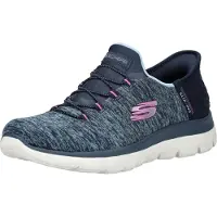 SKECHERS Slip on 'Slip-Ins Summits - Dazzling Haze' bleu foncé