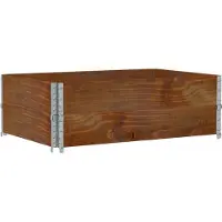vidaXL Jardinière marron 120x80 cm bois massif de pin