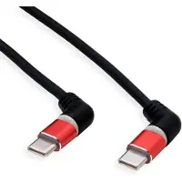 Roline 11.02.8347 câble USB USB 2.0 1 m USB C Noir, Rouge