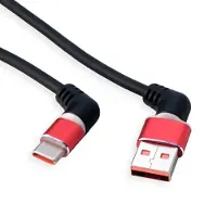 Roline 11.02.8345 câble USB USB 2.0 1 m USB A USB C Noir, Rouge