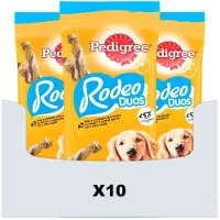 Pedigree Rodeo Duos 12x123g friandises pour chiens adultes au poulet et au bacon