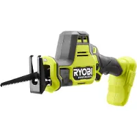 Ryobi Scie sabre 1 main - - Brushless - 18V - Compacte - 0-3 000 cp/min - Course de lame 16 mm - Capacité bois 90 mm