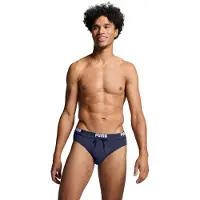 Puma Logo Swimming Brief Bleu 2XL Homme