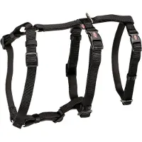 Trixie Harnais Panic Stay noir pour chien - taille L–XL : tour de poitrail 75–100 cm, l 2,5 cm
