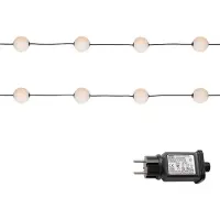 QAZQA Guirlande lumineuse extérieure moderne 8 m avec 14 ampoules LED - Malai