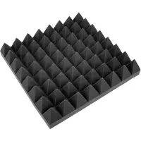 Omnitronic Mousse acoustique Pyramide 100mm, 50x50cm
