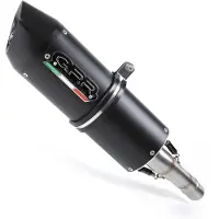 Gpr Exhaust Systems Furore Honda Silver Wing 600 Ie/sw-t 07-16 Cat Homologated Slip On Muffler Noir Homologated