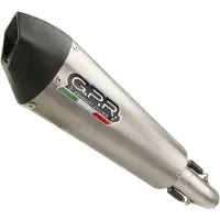Gpr Exhaust Systems Gp Evo4 Titanium Nc 750 X/s Dct 17-19 Euro 4 Homologated Slip On Muffler Noir,Argenté Homologated