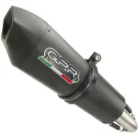 Gpr Exhaust Systems Gp Evo4 Titanium Brutale 800 Dragster 17-20 Euro 4 Cat Homologated Slip On Muffler Noir Homologated