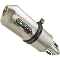 Gpr Exhaust Systems Satinox Bmw R 1150 Rt 00-06 Cat Homologated Slip On Muffler Argenté Homologated