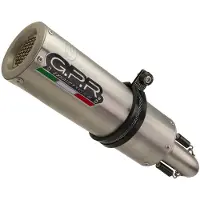 Gpr Exclusive M3 Inox Vitpilen 401 18-19 Euro 4 Cat Homologated Muffler Argenté Homologated