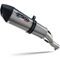 Gpr Exhaust Systems Gp Evo4 Titanium Honda X-adv 750 21-22 Ref:e5.h.262.gpan.to Titanium Homologated Cone Muffler Argenté Homologated
