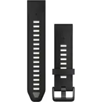 Garmin Quickfit 20 Mm Silicone Strap Noir