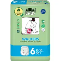 Muumi Baby Culottes Écologiques Taille 6 (12-20 kg) 36 pc(s) Couches