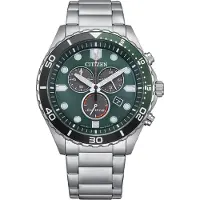Citizen Montre à affichage analogique vert / argent