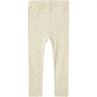 Lil´ Atelier Leggings 'NMFGago Lil' beige clair / vert / rose pastel