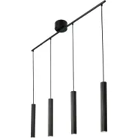 Nordlux Vico 4-Rail | Suspension | Noir
