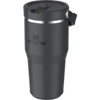 Stanley IceFlow Flip Straw Tumbler bouteille d’eau en acier inoxydable Black 2.0 590 ml