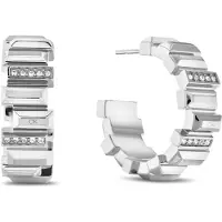 Calvin Klein Boucles d'Oreilles en Acier Inoxydable pour Femmes Calvin Klein - Modèle 35000237