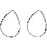 GUESS Jube04195 Hoops I Did It Again Earrings Argenté Femme