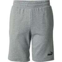 Puma Pantalon de sport 'ESS No. 1' gris chiné / noir