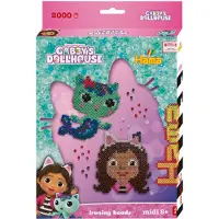 Hama Perles Midi - 2000 pces + 1 Assiette - Gabby's Dollhouse - - UneTaille - Perles