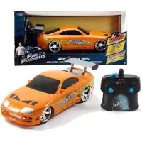Jada Toys - Voiture télécommandée Fast & Furious : la Toyota Supra de Brian à l'échelle 1:16