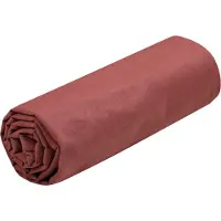 Stof - Drap Housse -Taille 180x200 cm Grand Bonnet 30 cm -100% Coton certifié Oeko-Tex - Couleur Grenache -Modèle Eden - Linge de Lit pour Maison - Doux et Confortable pour Nid Douillet