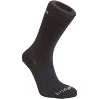 Bridgedale Liner Coolmax Boot 2 Pair Pack Long Socks Noir EU 36-39 Homme
