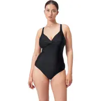 Speedo Cross Knot Shaping Swimsuit Noir UK 34 Femme