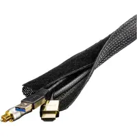 Deltaco LDR16 cable sleeve Black