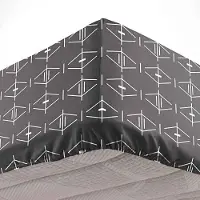 Douceur d'intérieur douceur d'intérieur, Drap Housse (140 x 190 cm) Aristide Anthracite, 100% Coton