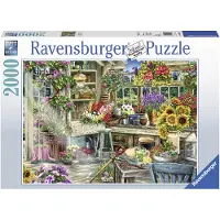 Ravensburger 13996 Gardener's Paradise 2000 Piece Puzzle pour les adultes - chaque piece est une technologie unique en clics souples signifie que