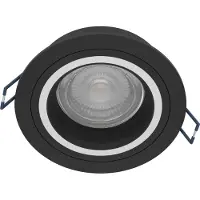 Eglo Tache en retrait Zigbee Carosso-Z Noir - rond