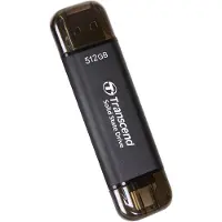 Transcend Disque SSD externe ESD310C 512 Go Noir