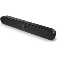 Majority Barre de son Atlas - Barre de son PC - Barre de son Bluetooth portable - Autonomie de 8+ - Connectivité USB et AUX - Plug & Play - Noir