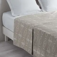 Douceur d'intérieur douceur d'intérieur, Drap Plat (180 x 290 cm) Aristide Naturel, 100% Coton