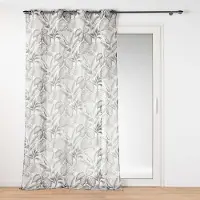 Douceur d'intérieur Douceur d'Intérieur, Voilage à Oeillets (140 x 240 cm) Cabana Naturel, Voile Sablé Imprimé